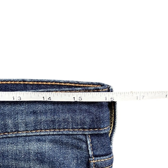 Levi’s 510 Skinny Jeans W31 Tag Actual 32x24.5 Cropped Dark Wash Rolled Hem - Picture 11 of 16